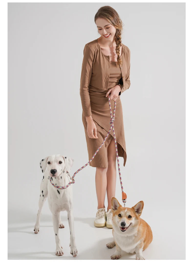 Waopet - Handsfree Riem - Multicolor